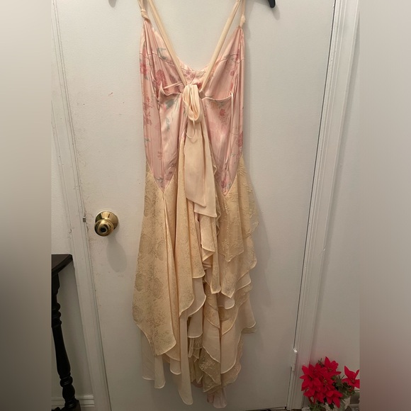 NWOT Free People Laughlin Maxi Flow Dress, Penny Lane Size 10 - Picture 6 of 7